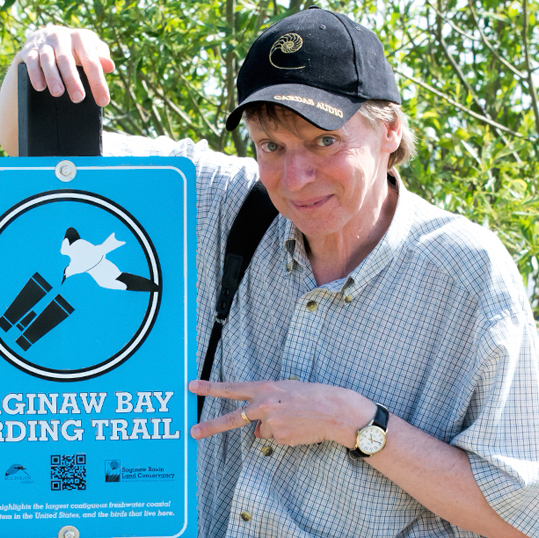 Bob Tarte at Tawas Point